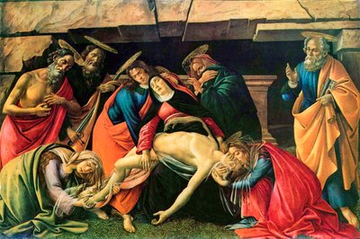 Lamentación sobre el Cristo muerto de Sandro Botticelli