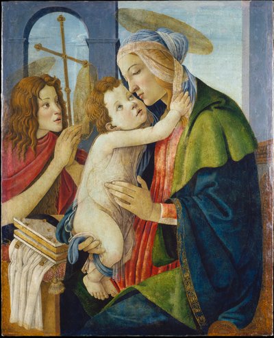 La Virgen con el Niño y San Juan el Niño de Sandro Botticelli