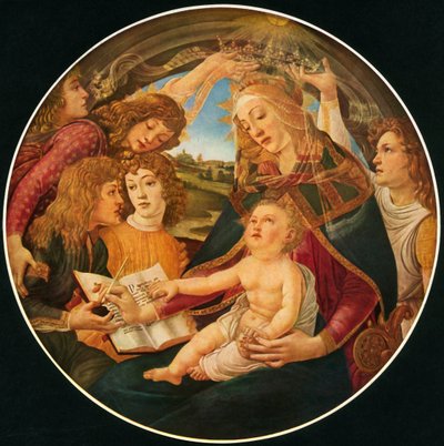 Madonna del Magnificat, 1481, 1937 de Sandro Botticelli