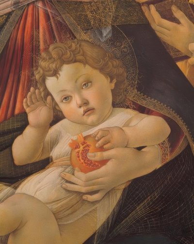 María con el niño y seis ángeles de Sandro Botticelli