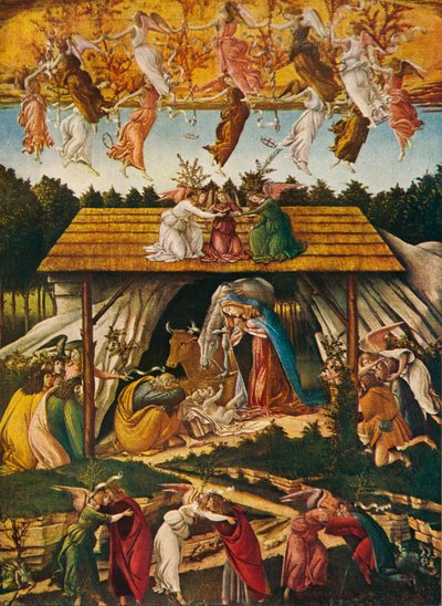 Natividad mística, 1500, 1909 de Sandro Botticelli