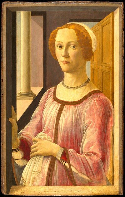 Retrato de Smeralda Bandinelli de Sandro Botticelli