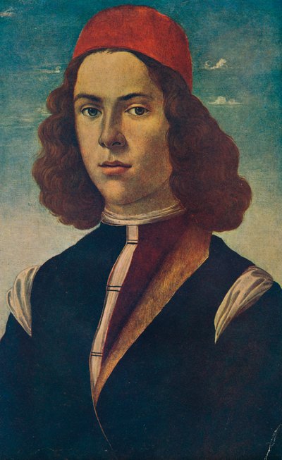 Retrato de un joven noble florentino, c siglo XV, 1907 de Sandro Botticelli