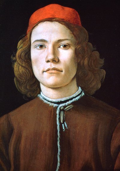 Retrato de un joven, c1480-1485 de Sandro Botticelli