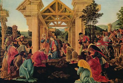 La adoración de los magos, c. 1475-1476 de Sandro Botticelli