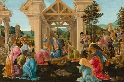La adoración de los magos, c. 1478-1482 de Sandro Botticelli