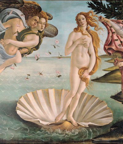 El nacimiento de Venus de Sandro Botticelli