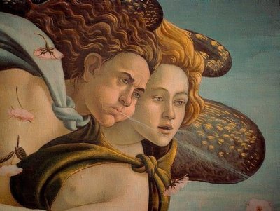 El nacimiento de Venus (detalle) de Sandro Botticelli