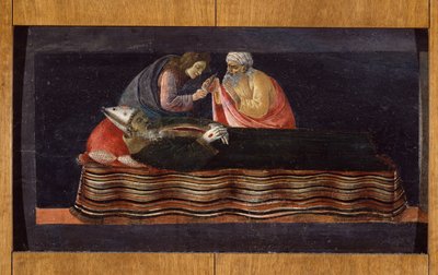 La extracción del corazón de San Ignacio del retablo de San Bernabé de Sandro Botticelli