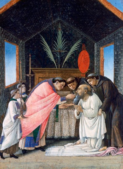 La Última Comunión de San Jerónimo, c1495 de Sandro Botticelli
