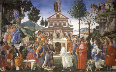 La Tentación de Cristo, 1481-1482 de Sandro Botticelli