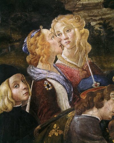 La tentación de Cristo (detalle), 1481-1482 de Sandro Botticelli