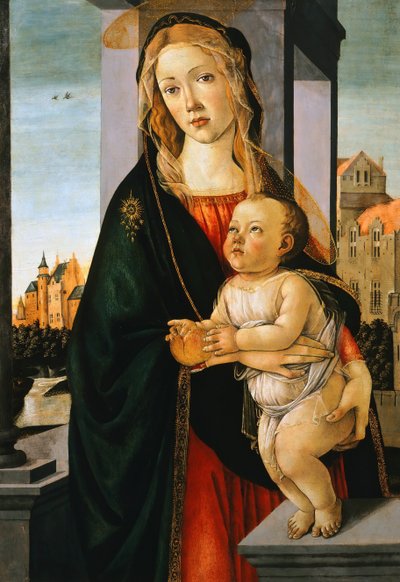 La Virgen y el Niño, c. 1480 de Sandro Botticelli