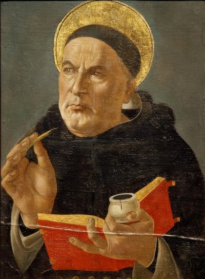 Tomás de Aquino de Sandro Botticelli