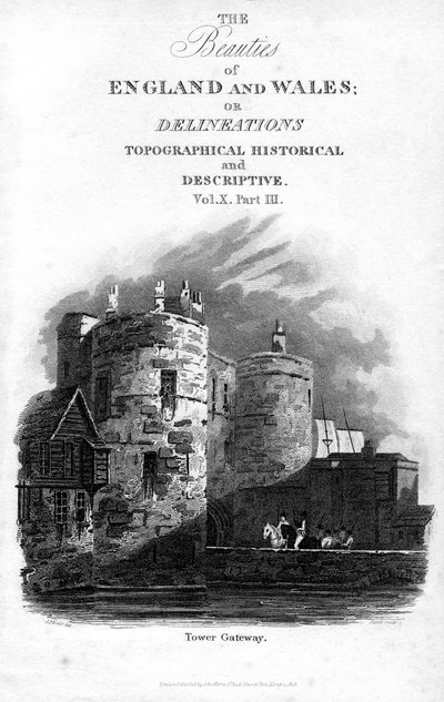 Puerta de la Torre, Torre de Londres, 1815 de Sands