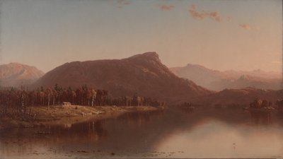 Un hogar en el desierto, 1866 de Sanford Robinson Gifford
