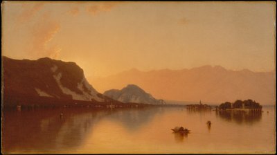 Isola Bella en el lago Mayor de Sanford Robinson Gifford