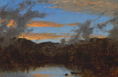 Niebla al atardecer en los Catskills de Sanford Robinson Gifford