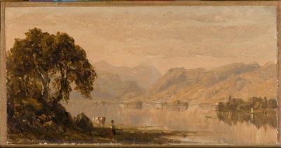 Rydalwater, a Sketch 1855 (Óleo sobre lienzo) de Sanford Robinson Gifford