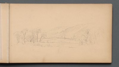 Cuaderno de bocetos, página 06: Gorham Maine, 1859 de Sanford Robinson Gifford