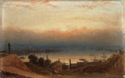 El cuenco del Patapsco desde Federal Hill, Baltimore de Sanford Robinson Gifford