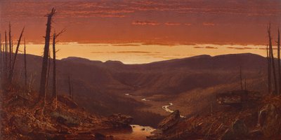 Crepúsculo en los Catskills de Sanford Robinson Gifford