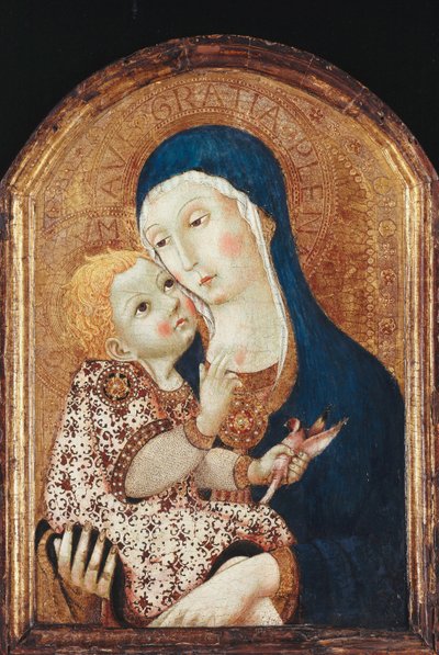 La Madonna y el Niño de Sano di Pietro