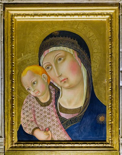 Virgen del Pilar de Sano di also Ansano di Pietro di Mencio Pietro