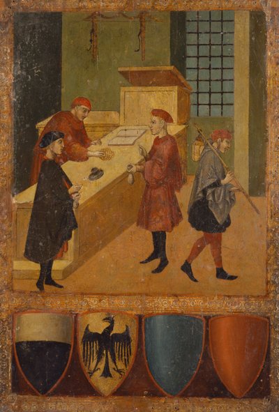 Pago a los empleados de la Ciudad de Sano di also Ansano di Pietro di Mencio Pietro