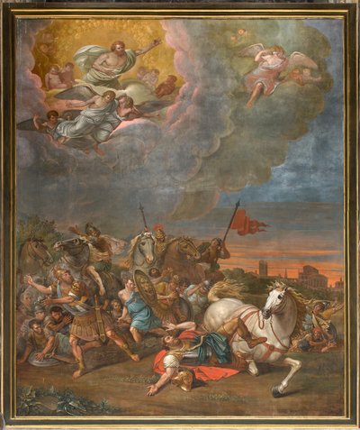 Muro frente a la contrafachada del transepto norte, Sante Legnani, Conversión de Saúl 1814 de Sante Legnani