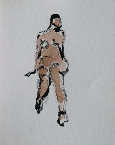 Figura desnuda abstracta de Santhosh ch