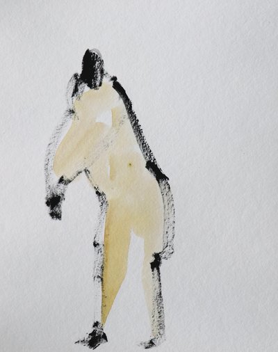 Boceto dinámico de un desnudo de Santhosh ch