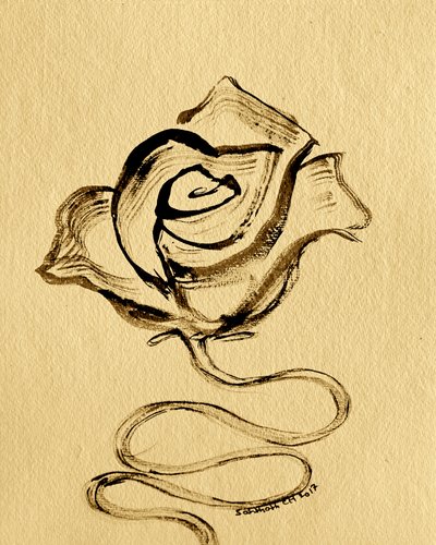 Rosa fluida y elegante de Santhosh ch
