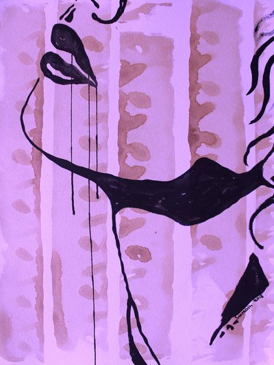 Retrato abstracto sensual de Santhosh ch