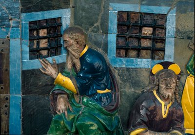 Las siete obras de misericordia, visitar a los presos de Santi Buglioni