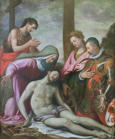 Deposición de Cristo, c. 1592 (óleo sobre madera de Santi di Tito