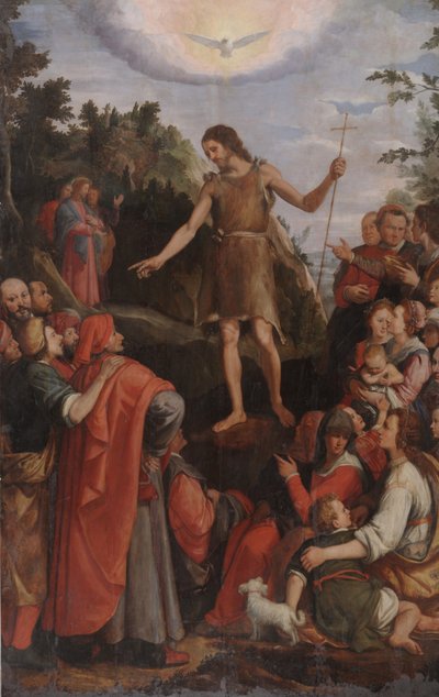 San Juan Bautista predicando en el desierto de Santi di Tito