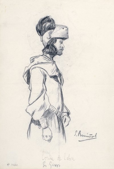 Conde de Cabra. Sr. Garro de Santiago Rusiñol