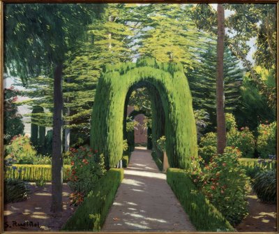 Glorieta. Jardín de Alcoy de Santiago Rusiñol