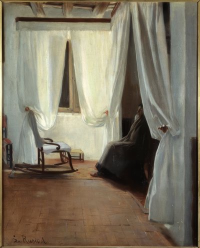 Mujer enferma de Santiago Rusiñol