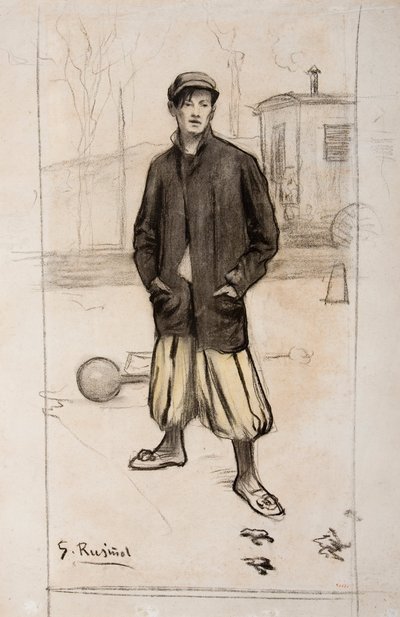 Retrato de Alfredo Sainati de Santiago Rusiñol