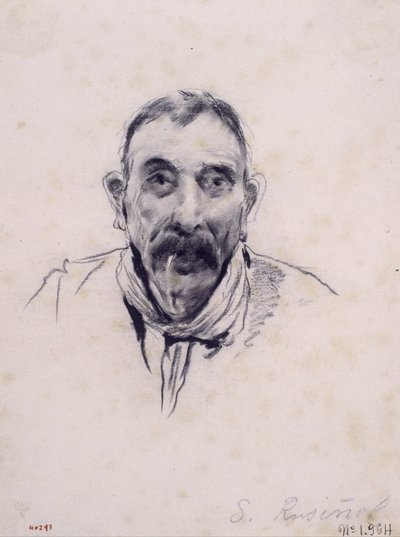 Retrato de un hombre de Santiago Rusiñol