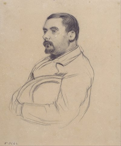 Retrato de un hombre de Santiago Rusiñol