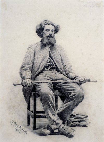 Hombre sentado de Santiago Rusiñol