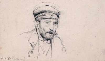 Estudio de un hombre de Santiago Rusiñol