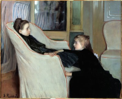 La niña convaleciente de Santiago Rusiñol