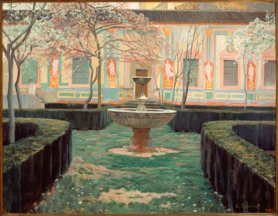 Jardín abandonado de Santiago Rusiñol
