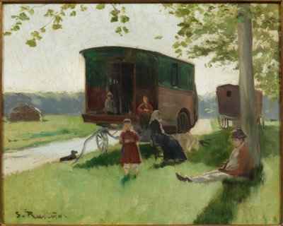 Carro de nómadas de Santiago Rusiñol