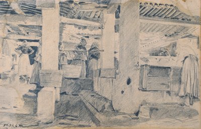 Interior del lavadero de Santiago Rusiñol
