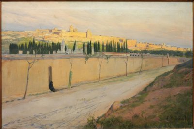 Camino al cementerio de Santiago Rusiñol